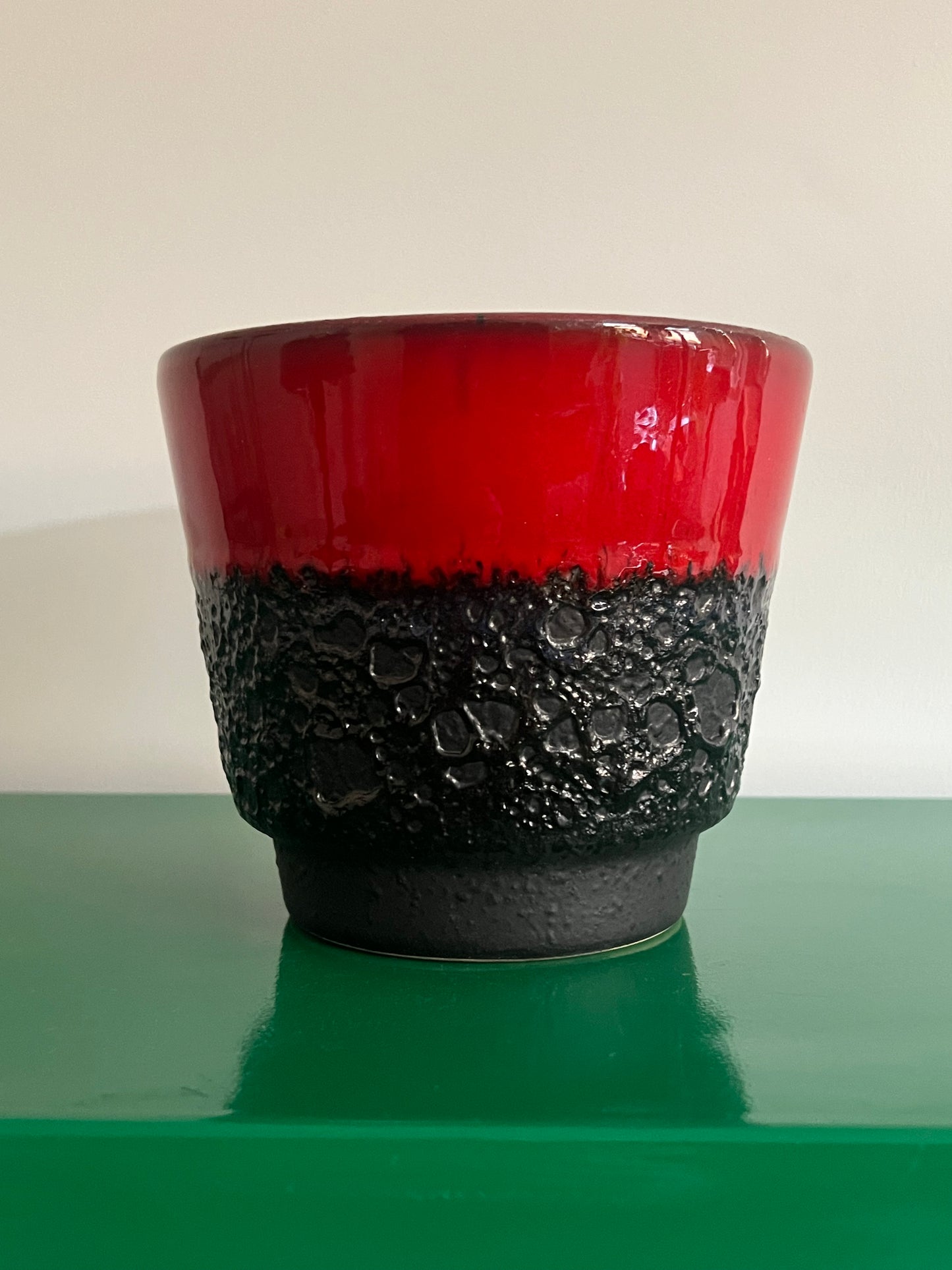 Vintage Mid Century West German Fat Lava Planter