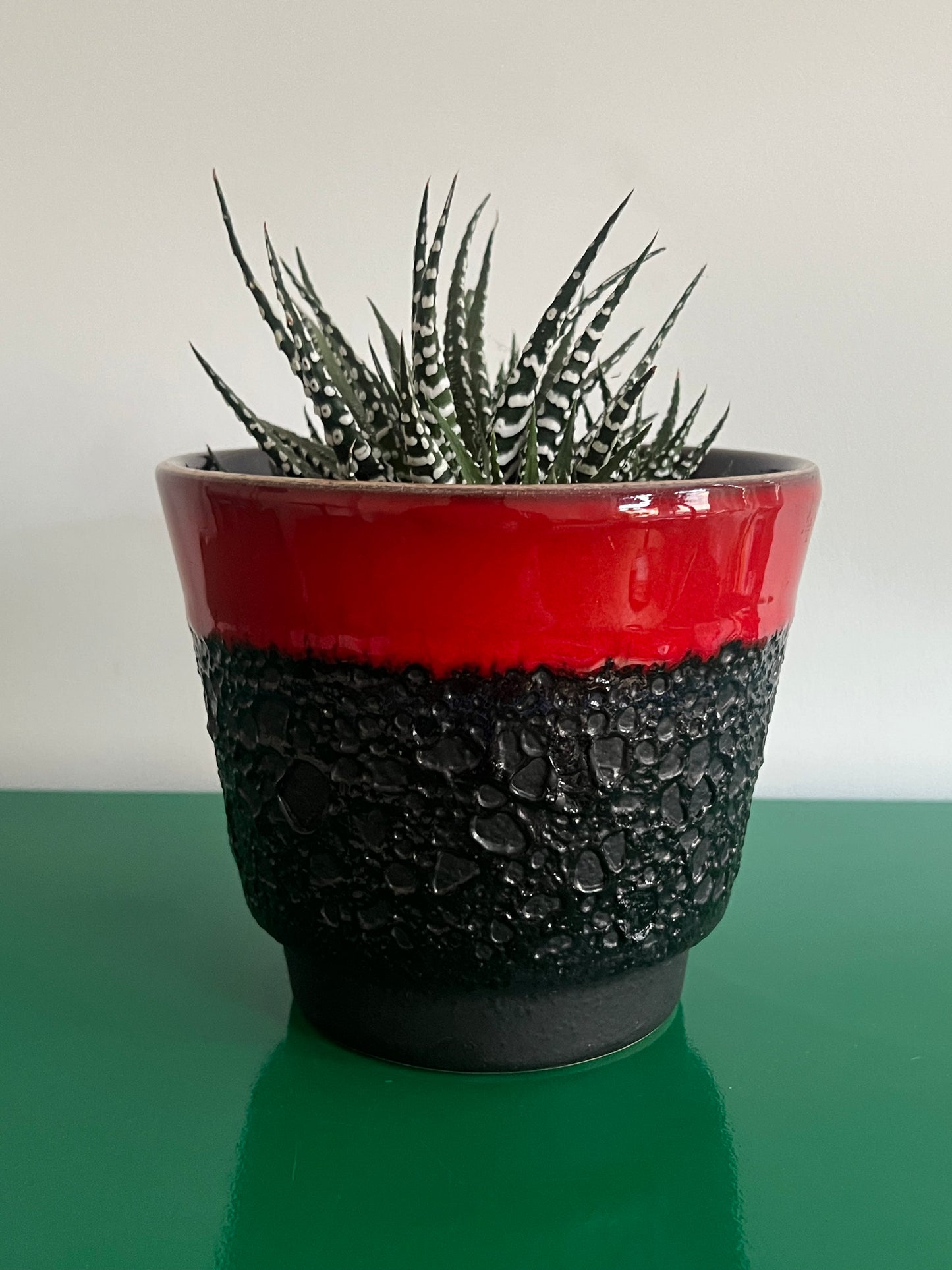 Vintage Mid Century West German Fat Lava Plant Pot