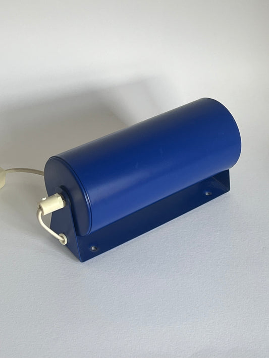 Vintage Mid Century Ikea V413 Blue Wall Lamp