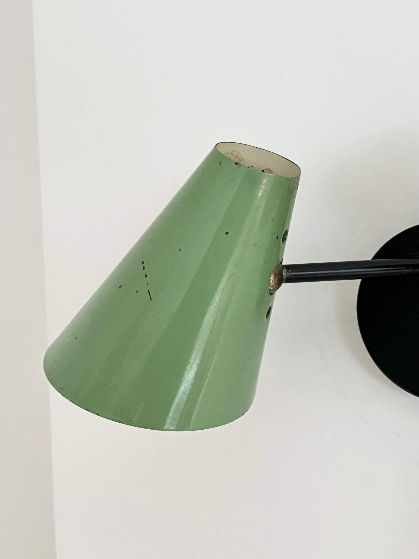 Mid Century Modern Wall Lamp by Jacques Biny