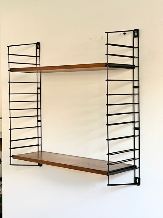 Vintage Mid Century Tomado String Shelving Unit