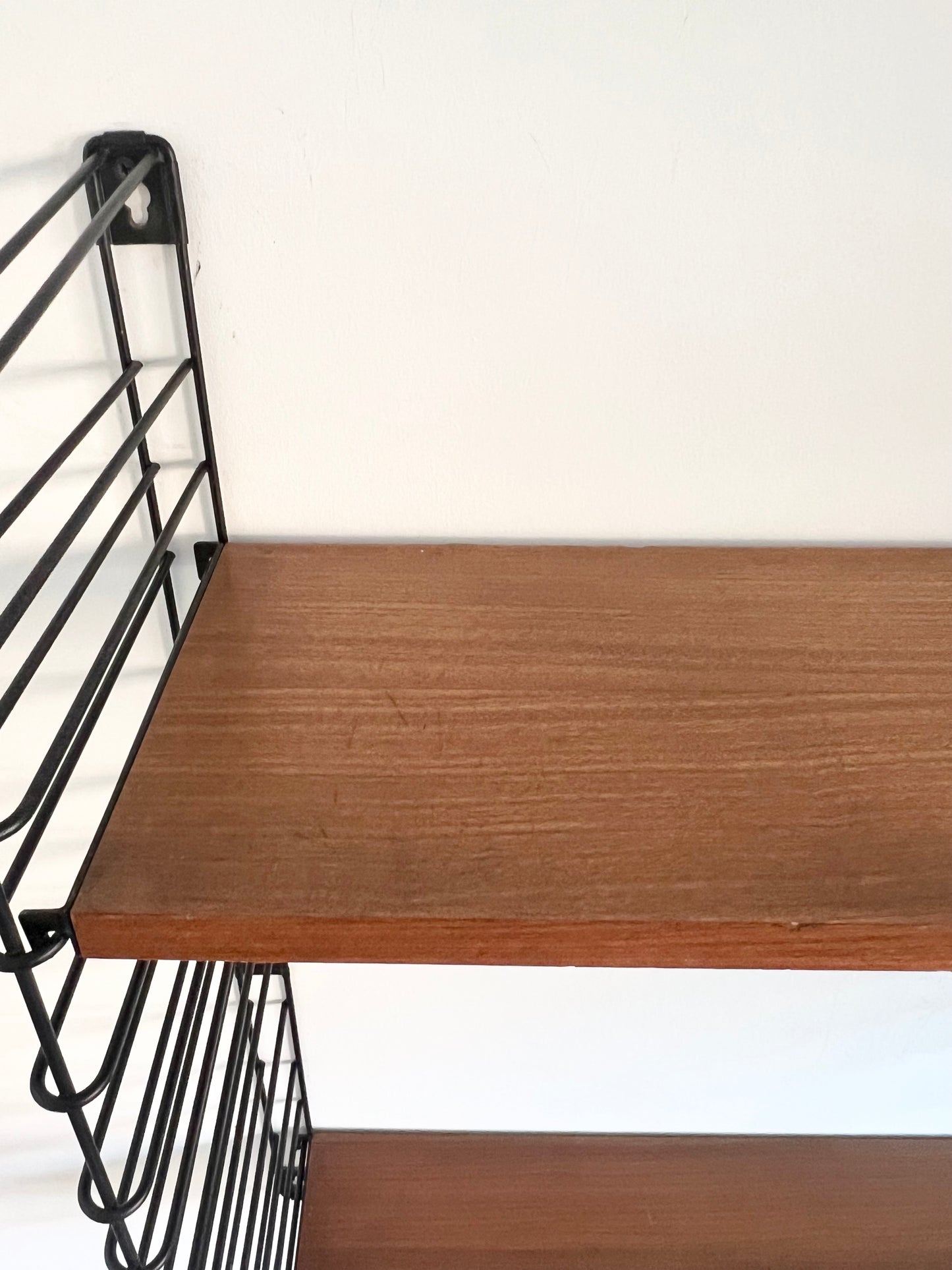 Vintage Mid Century Tomado String Shelving Unit