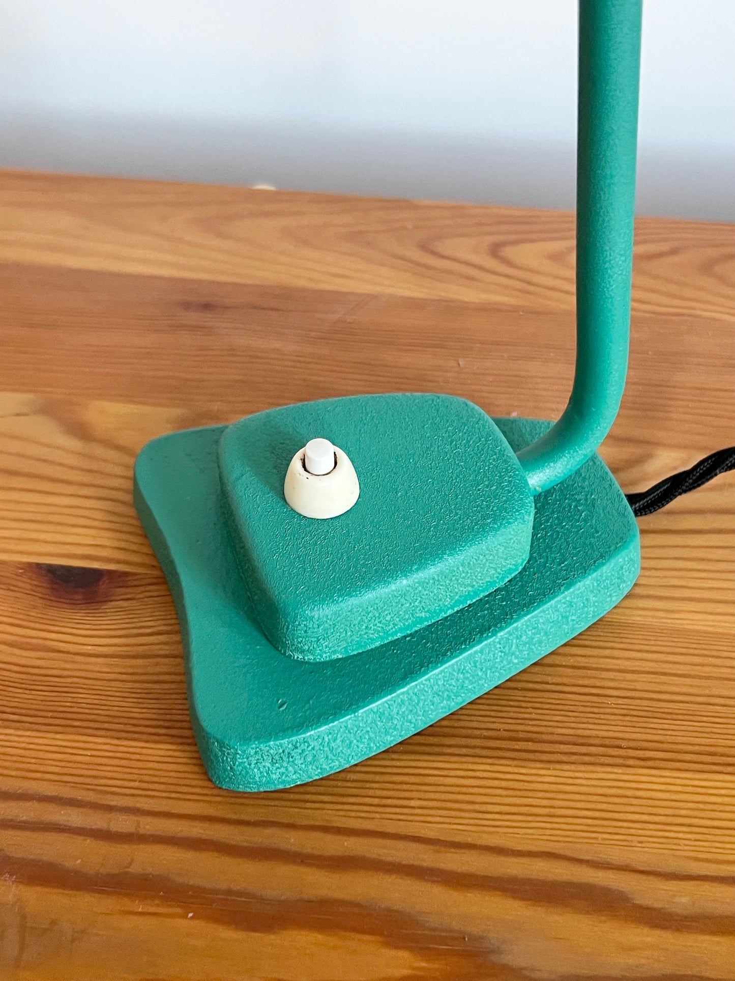 Mid century Turquoise Diabolo Desk Lamp