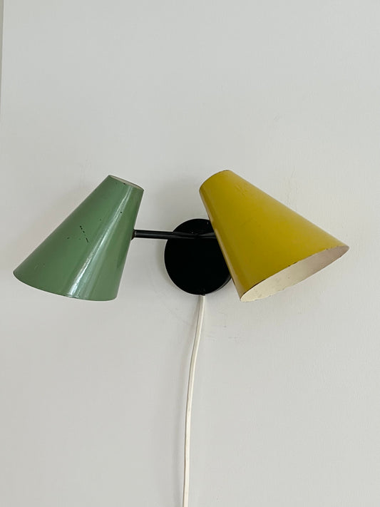 Mid Century Modern Wall Lamp by Jacques Biny
