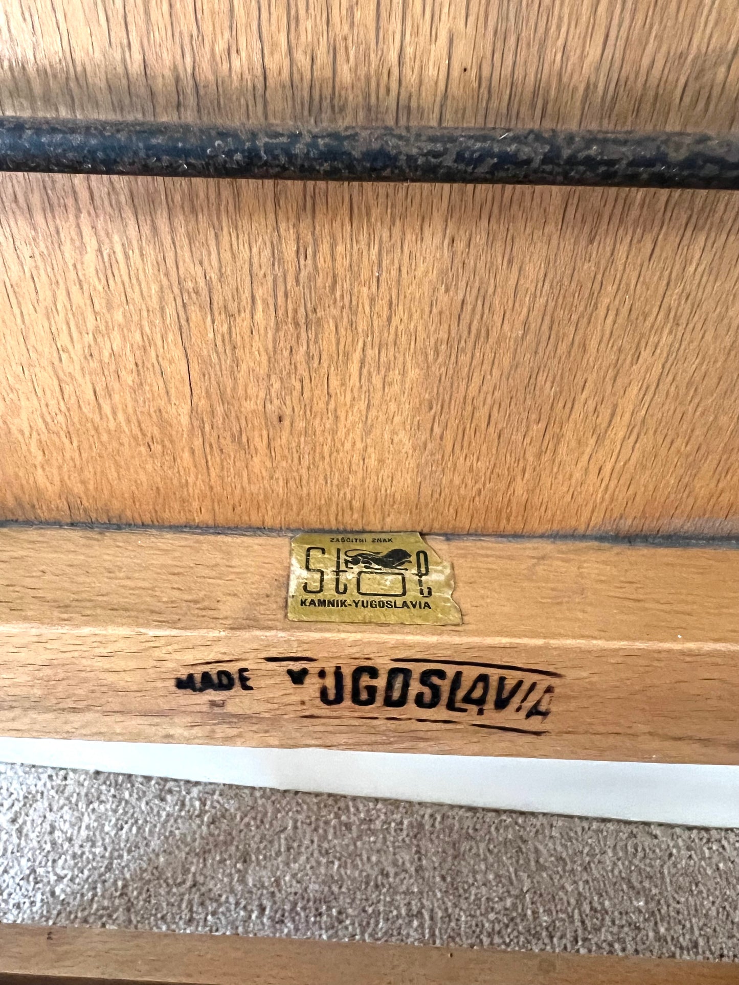 Mid Century Pair of Folding Chairs by STOL Kamnik