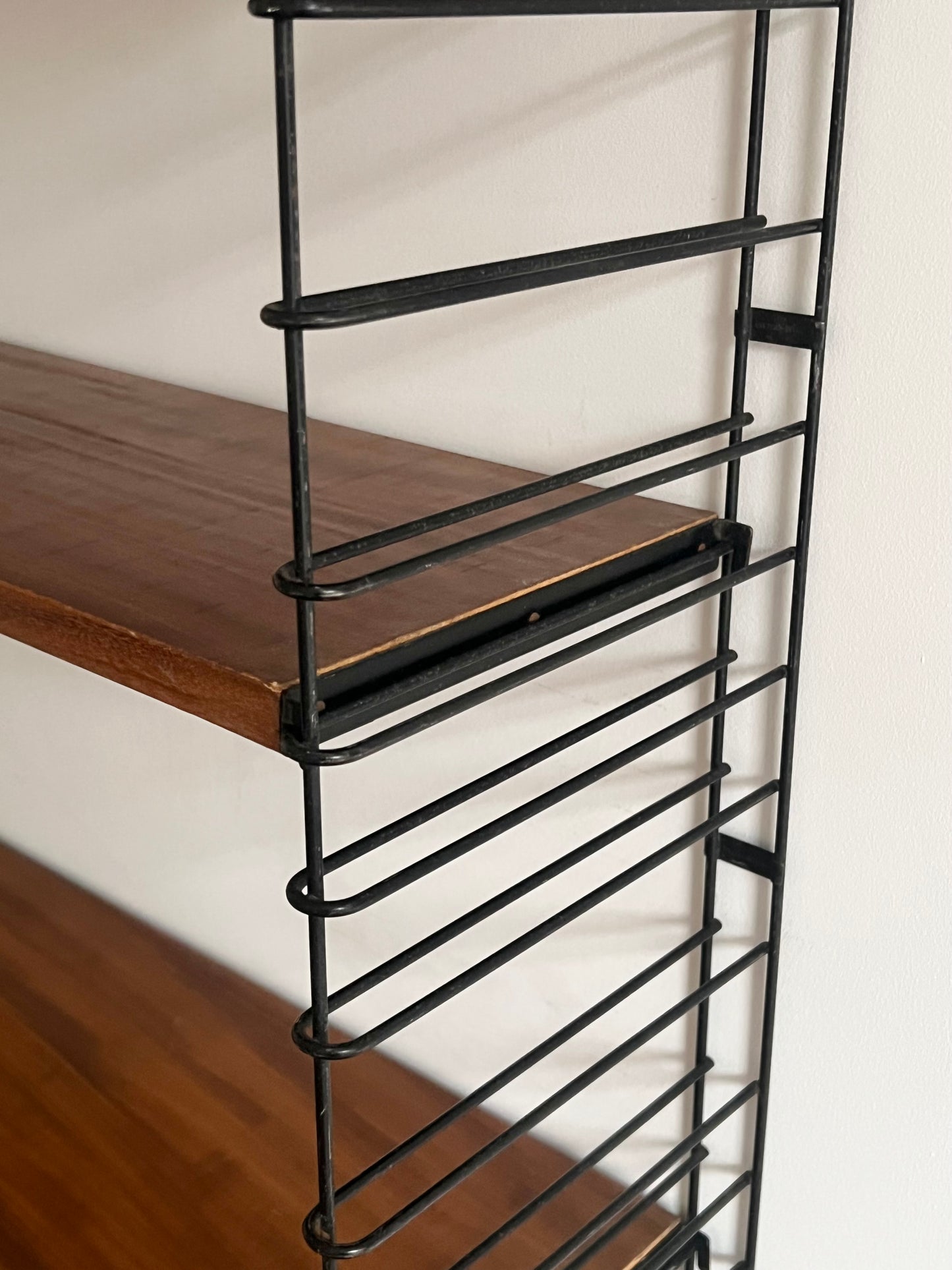 Vintage Mid Century Tomado String Shelving Unit