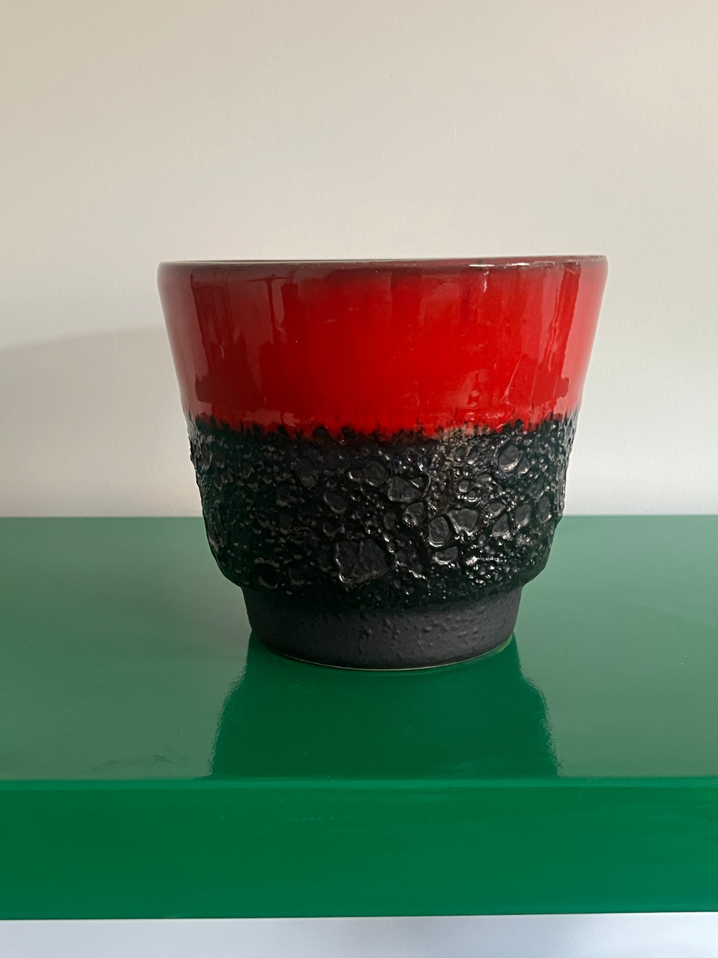 Vintage Mid Century West German Fat Lava Planter