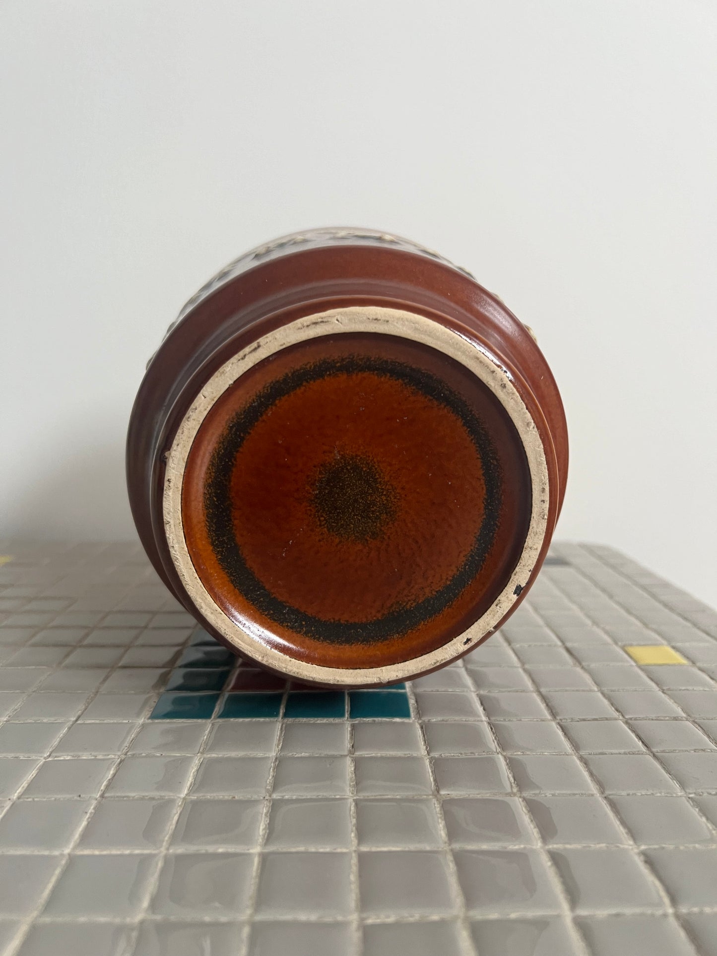 Mid Century Fat Lava West Style German Planter
