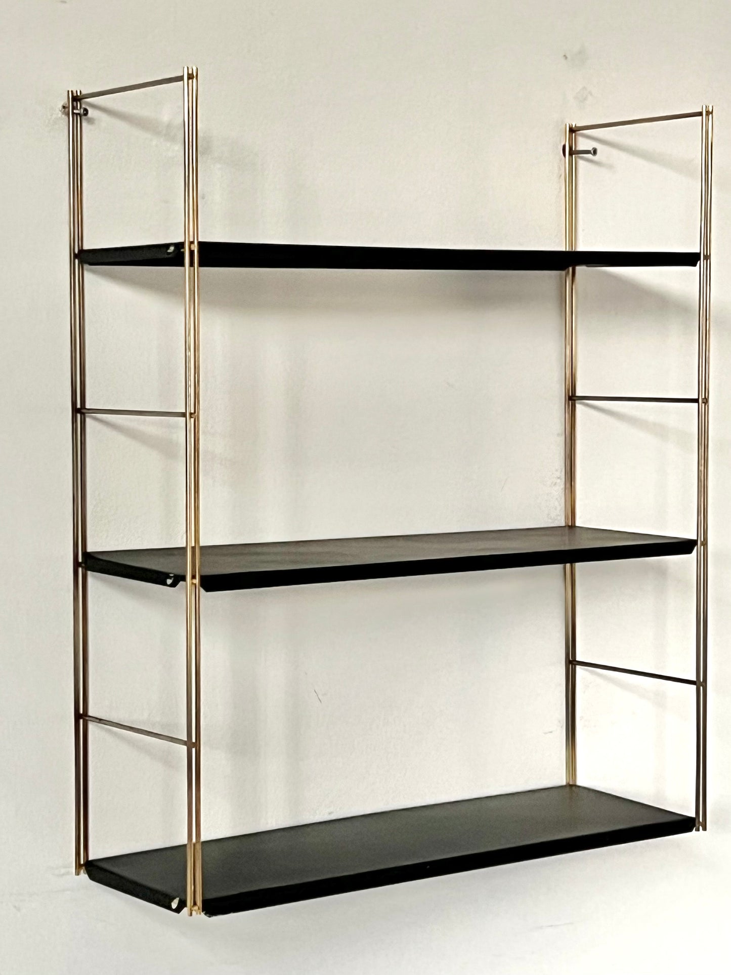 Vintage Mid Century French String Shelving Unit