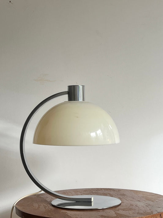 Mid Century 70’s Perspex & Chrome Table Lamp