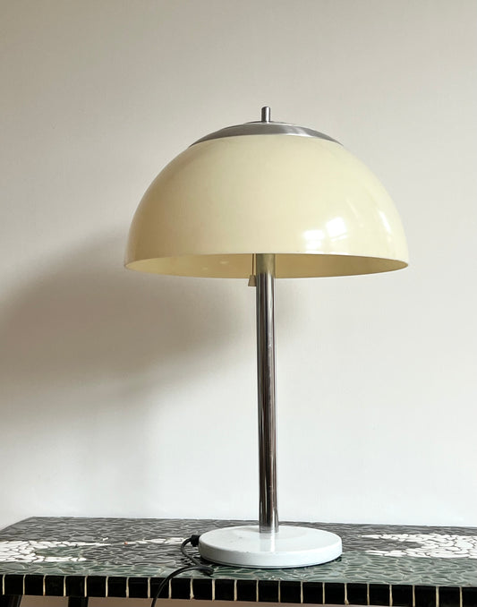 Vintage Mid Century Large Mushroom Table Lamp