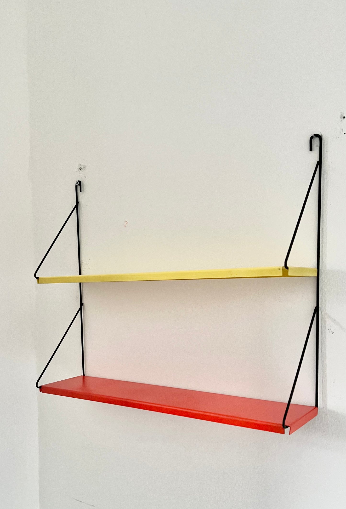 Mid Century Coloured String Shelving Unit