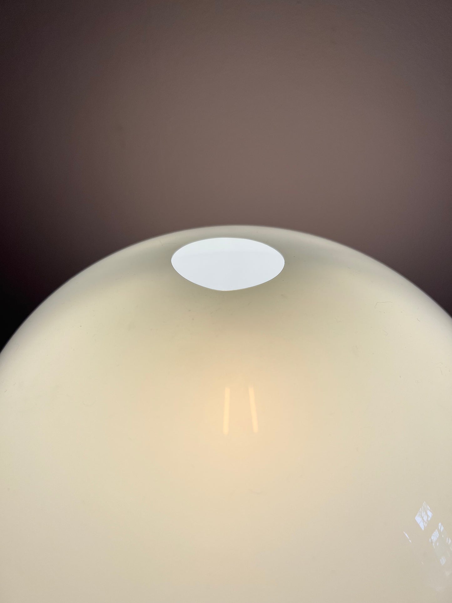 Mid Century White Mushroom lamp