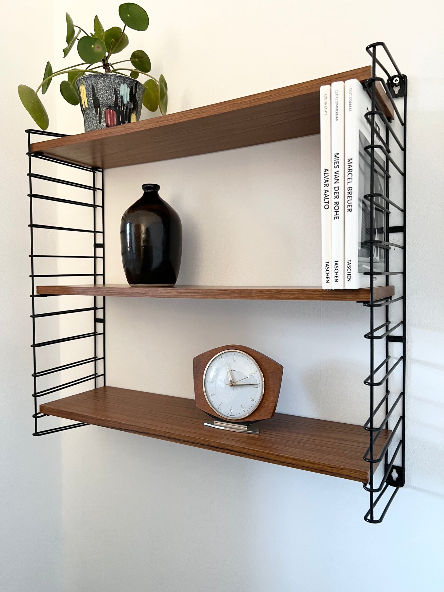 Vintage Mid Century Tomado String Shelving Unit