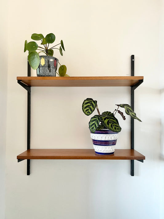 Vintage Mid Century Tomado Wall Shelving Unit
