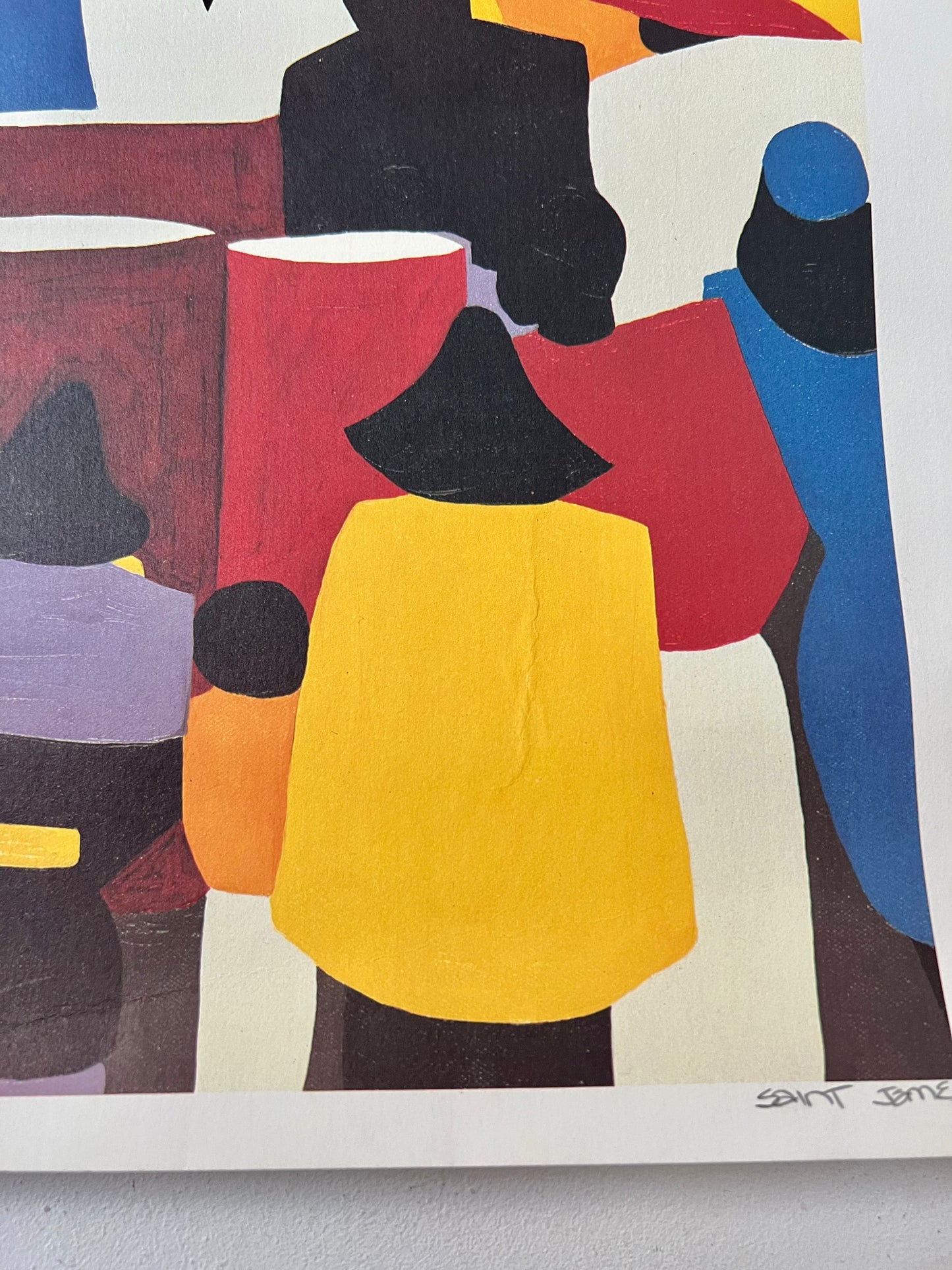 Steel Band Fantasy Serigraph by Synthia Saint James