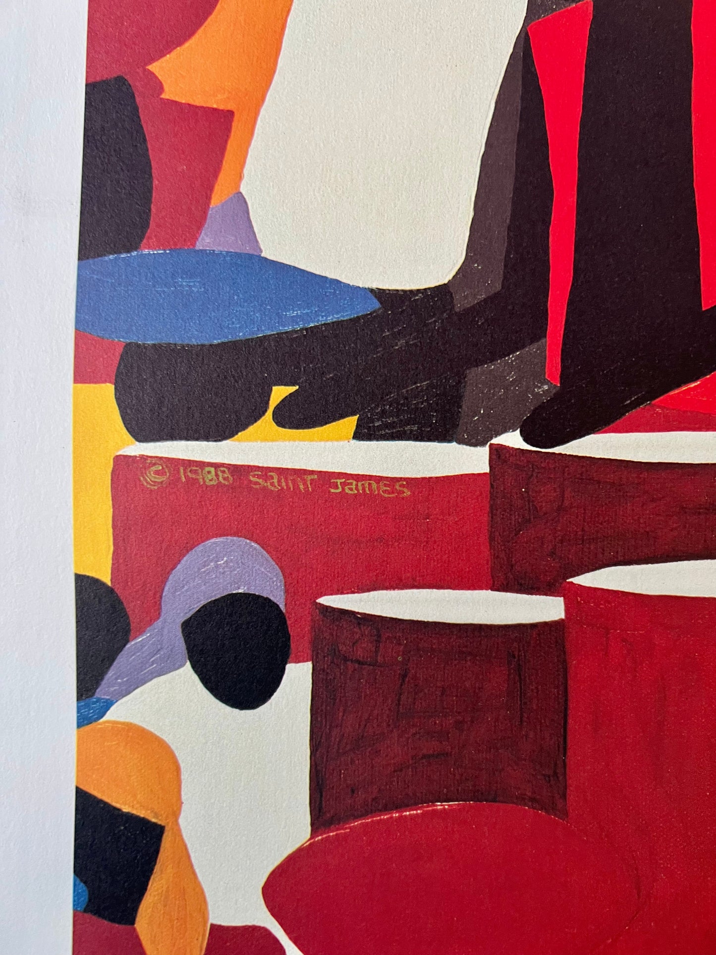 Steel Band Fantasy Serigraph by Synthia Saint James
