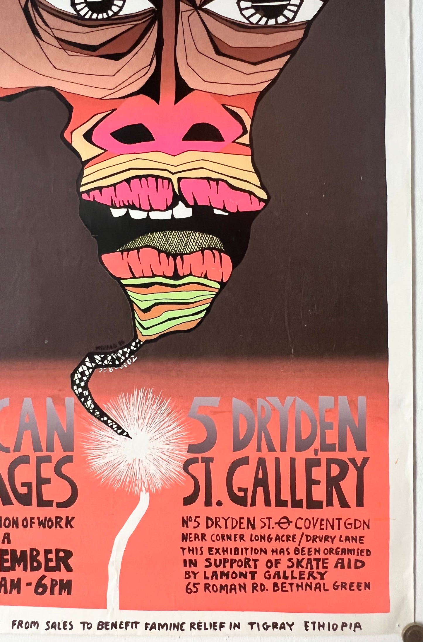 African Images Exhibition poster by Ken Meharg