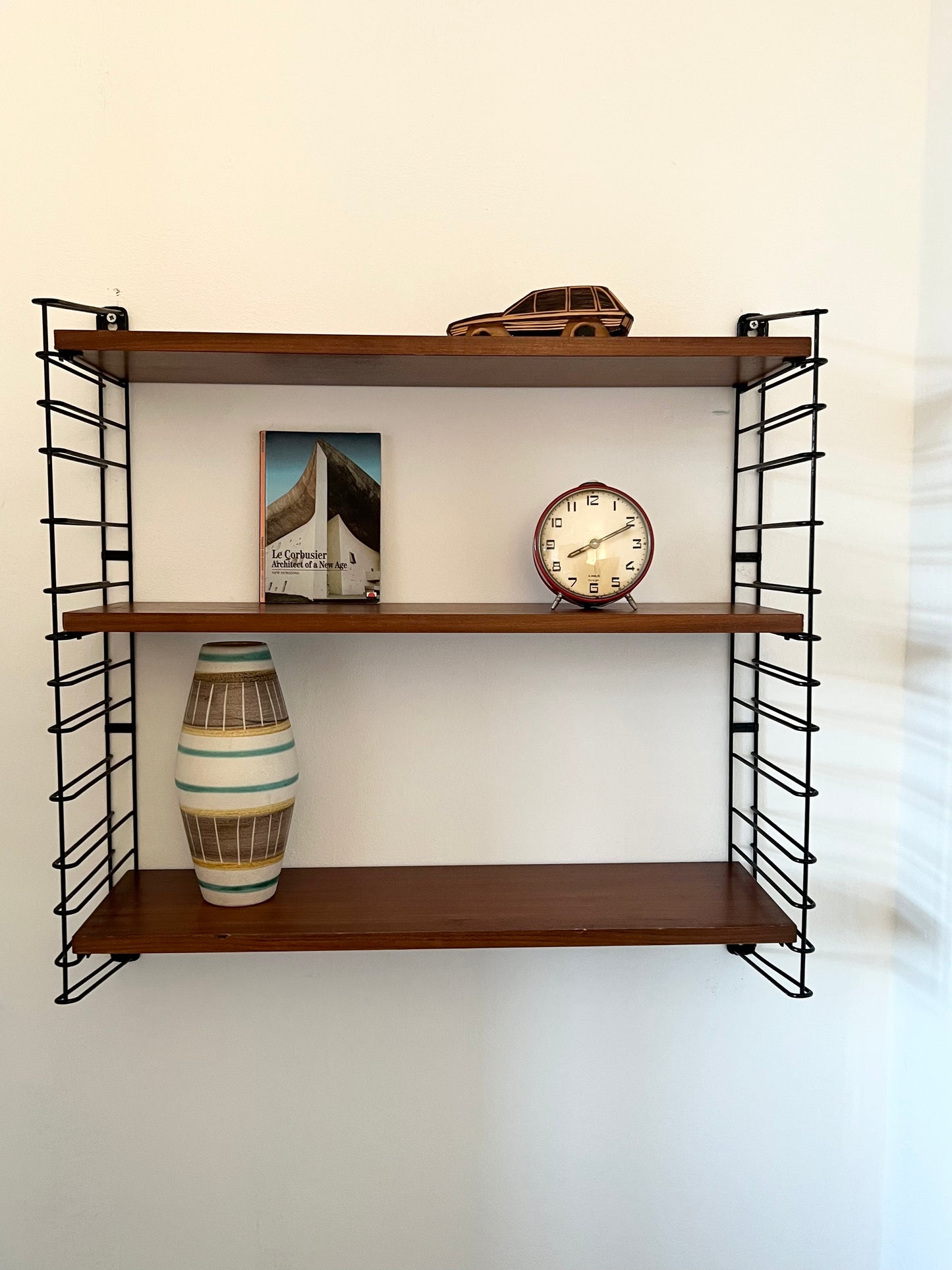 Vintage Mid Century Tomado String Shelving Unit