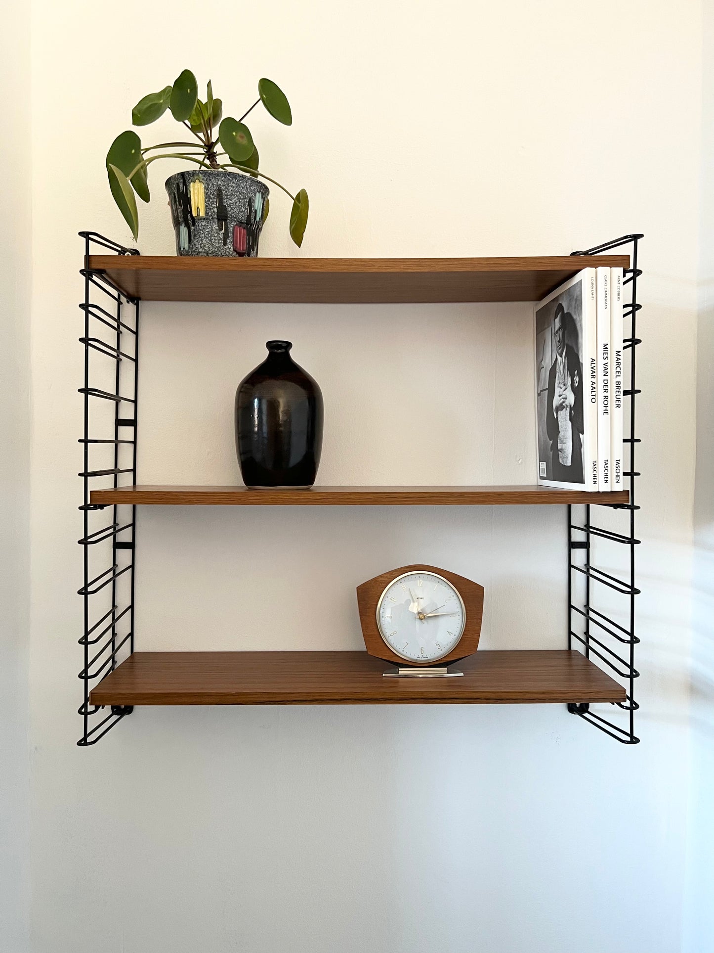 Vintage Mid Century Tomado String Shelving Unit