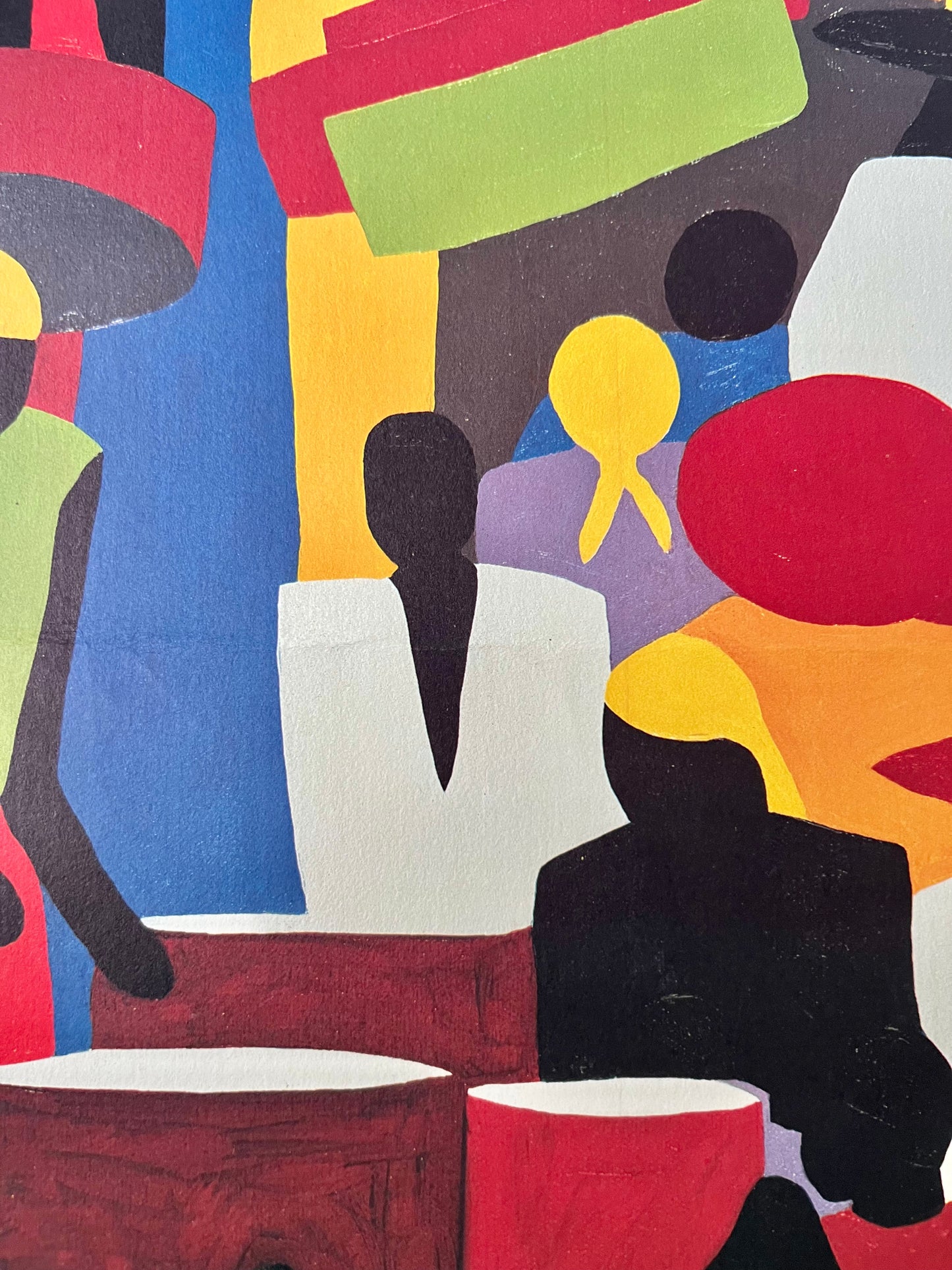 Steel Band Fantasy Serigraph by Synthia Saint James