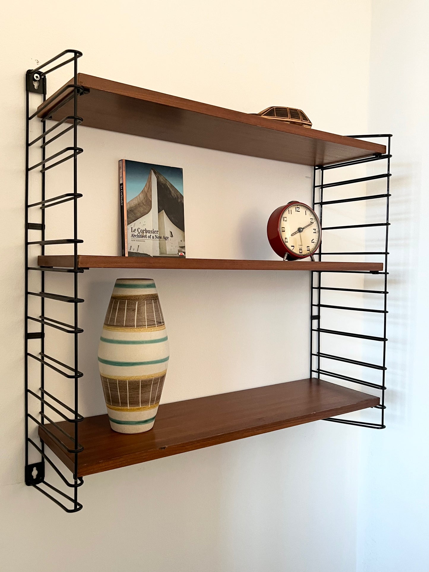 Vintage Mid Century Tomado String Shelving Unit