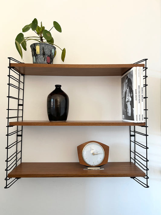 Vintage Mid Century Tomado String Shelving Unit