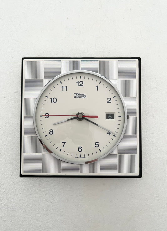 Diehl Dilectron calendar perpetual wall clock