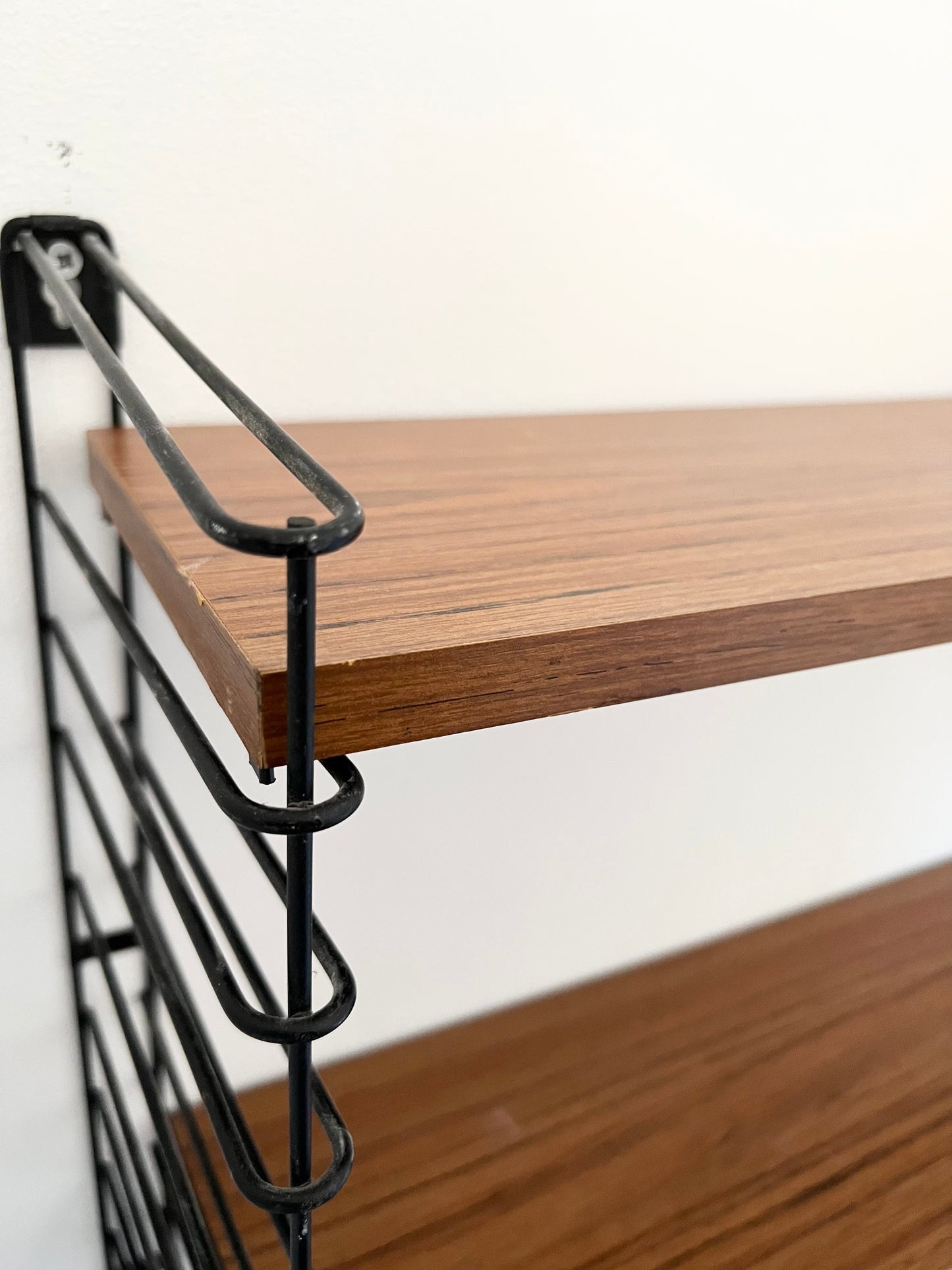 Vintage Mid Century Tomado String Shelving Unit