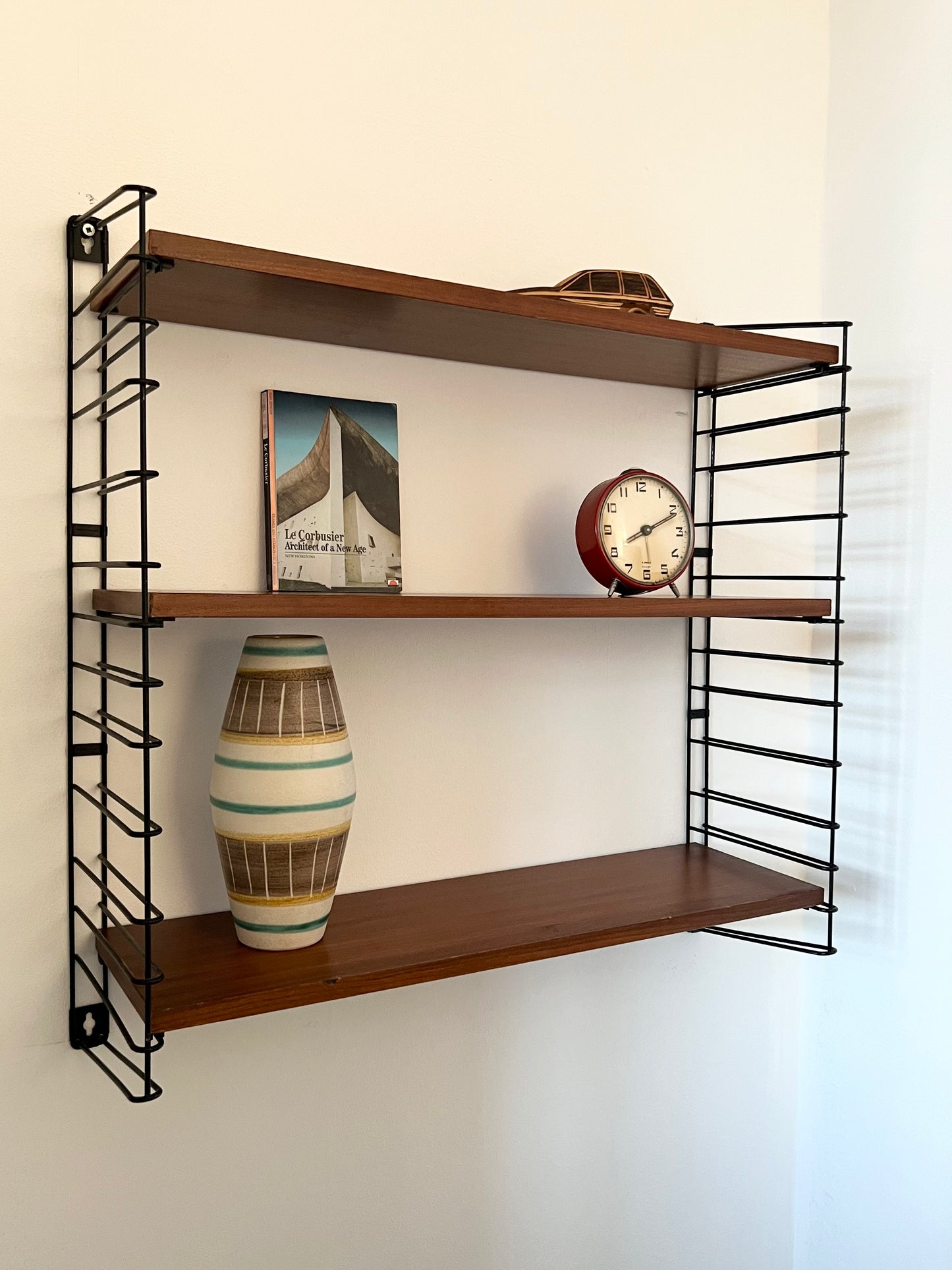 Vintage Mid Century Tomado String Shelving Unit