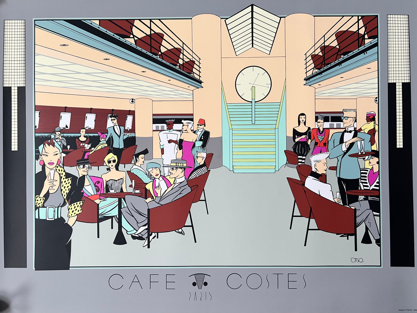 Cafe Costes Paris Art Poster