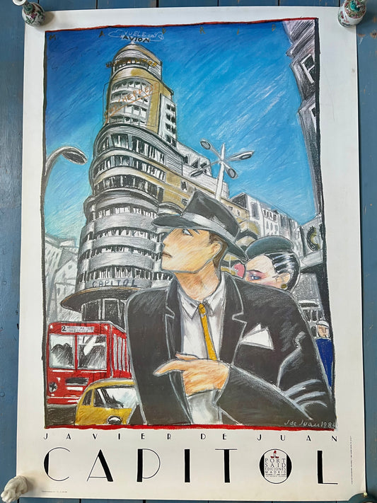 Capitol Art Poster by Javier de Juan