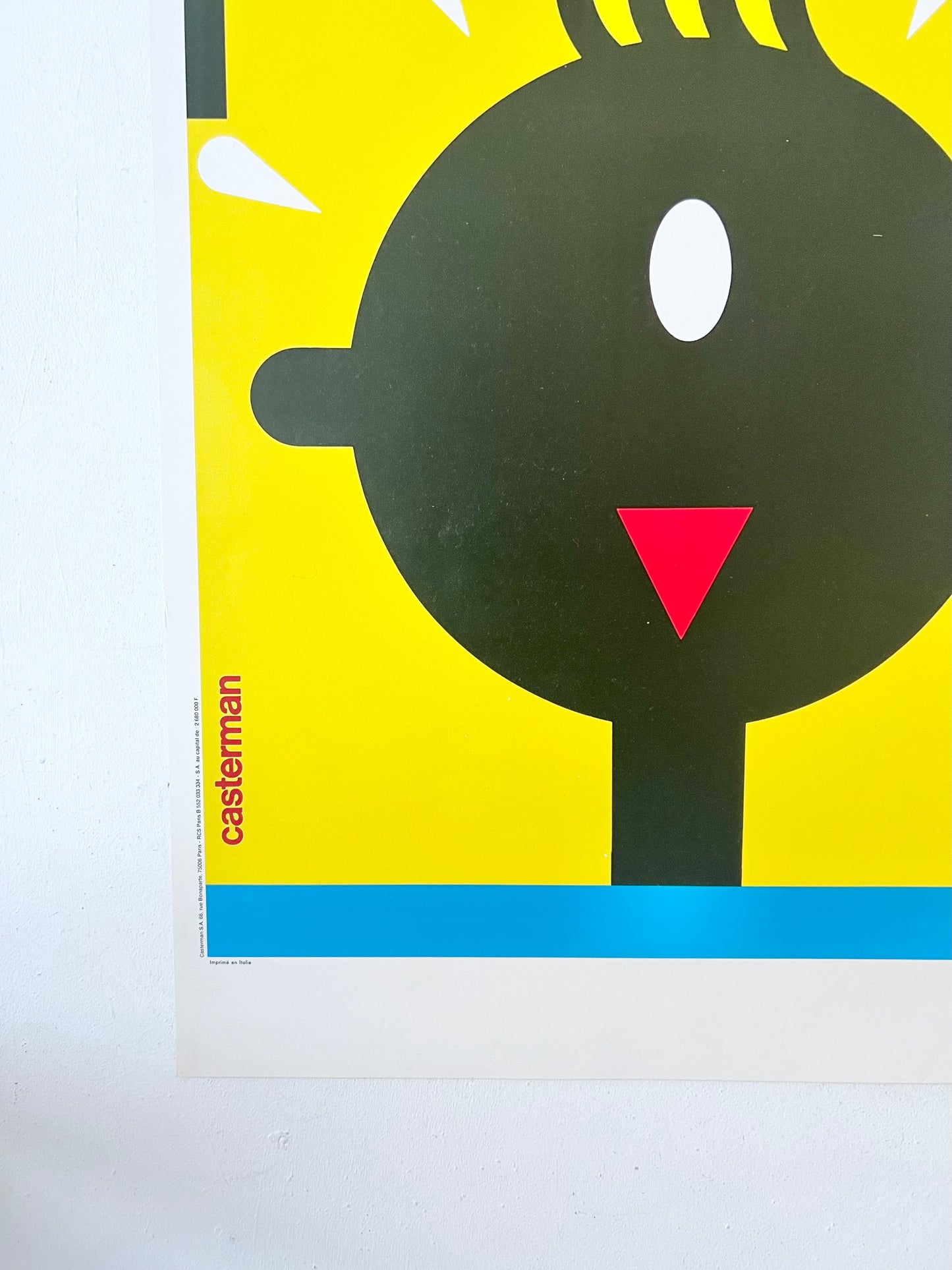 Tin Tin, Foundation Joan Miro, Hommage A Herge Rare Art Poster