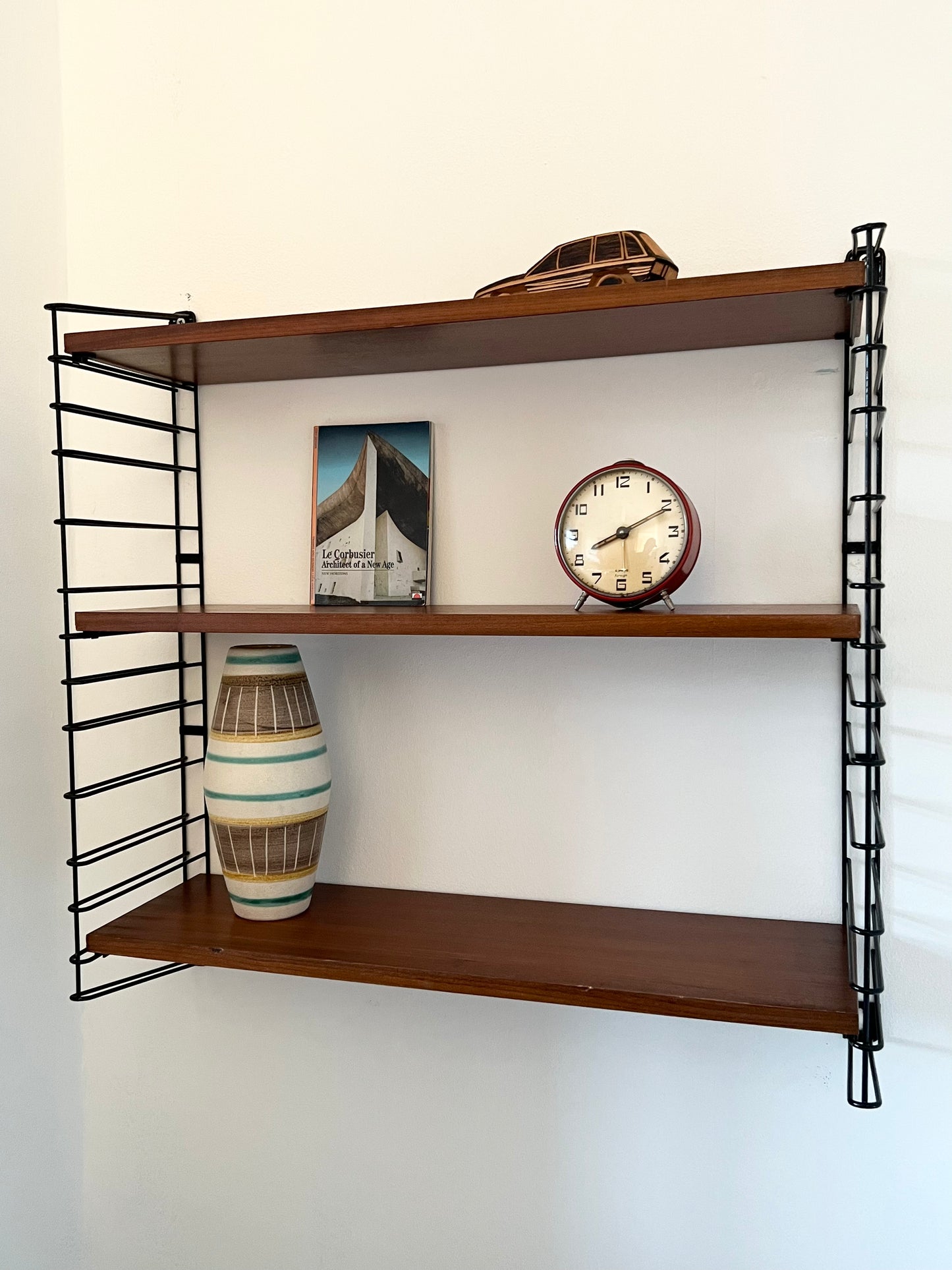 Vintage Mid Century Tomado String Shelving Unit