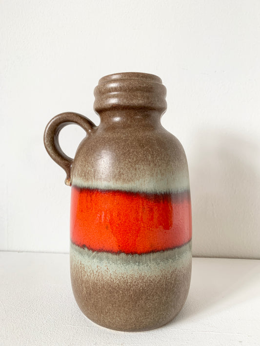 West German Fat Lava Vase by Scheurich