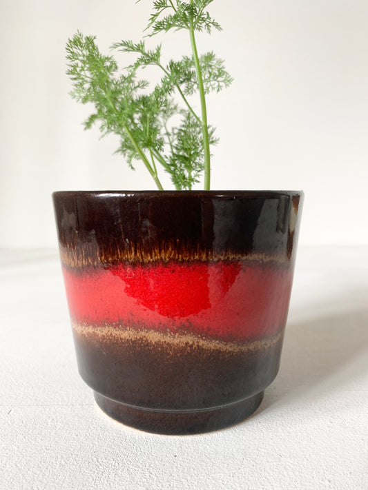 Mid Century Plant Pot By Scheurich