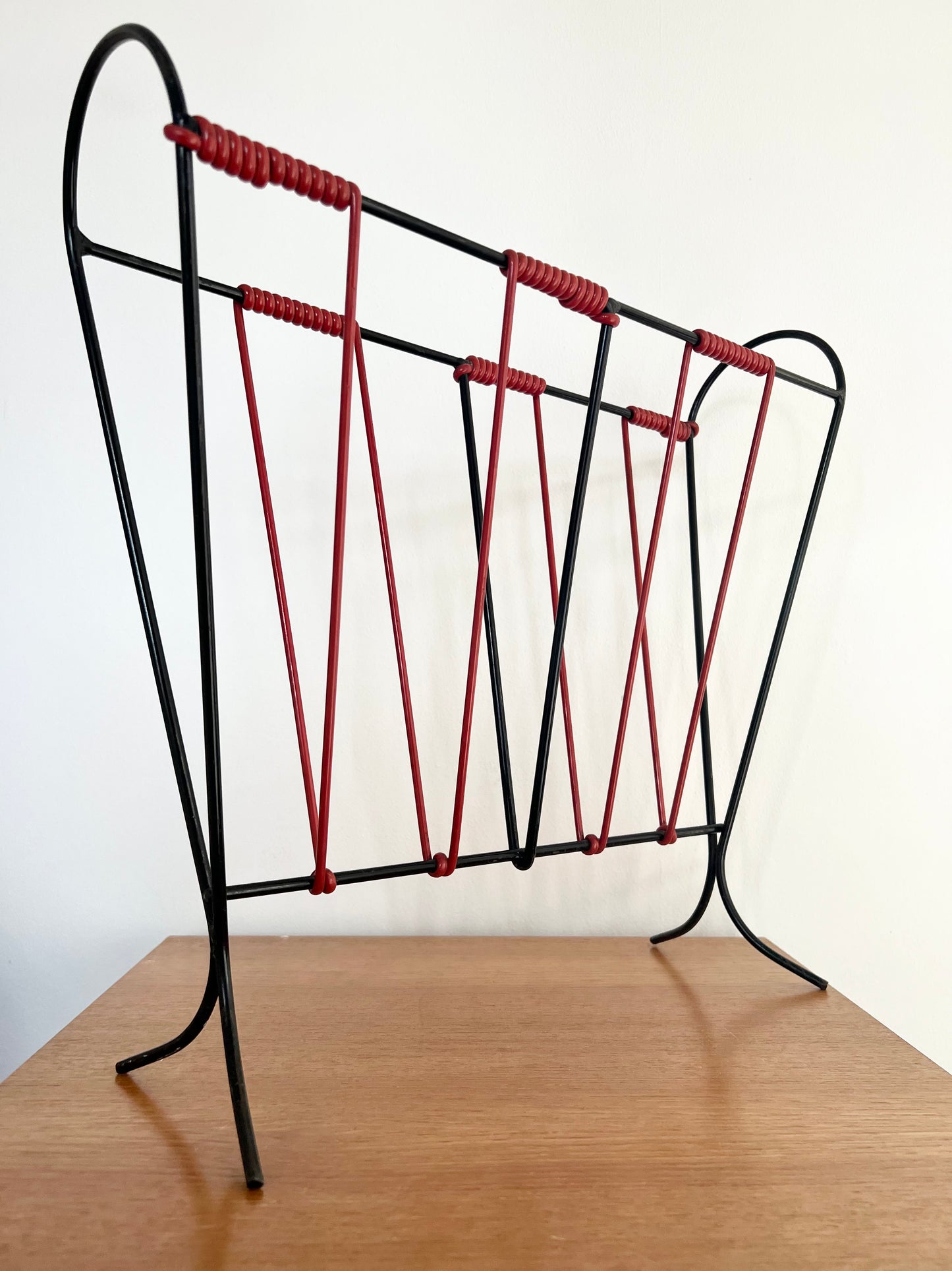 Mid Century 60’s French Magazine Rack