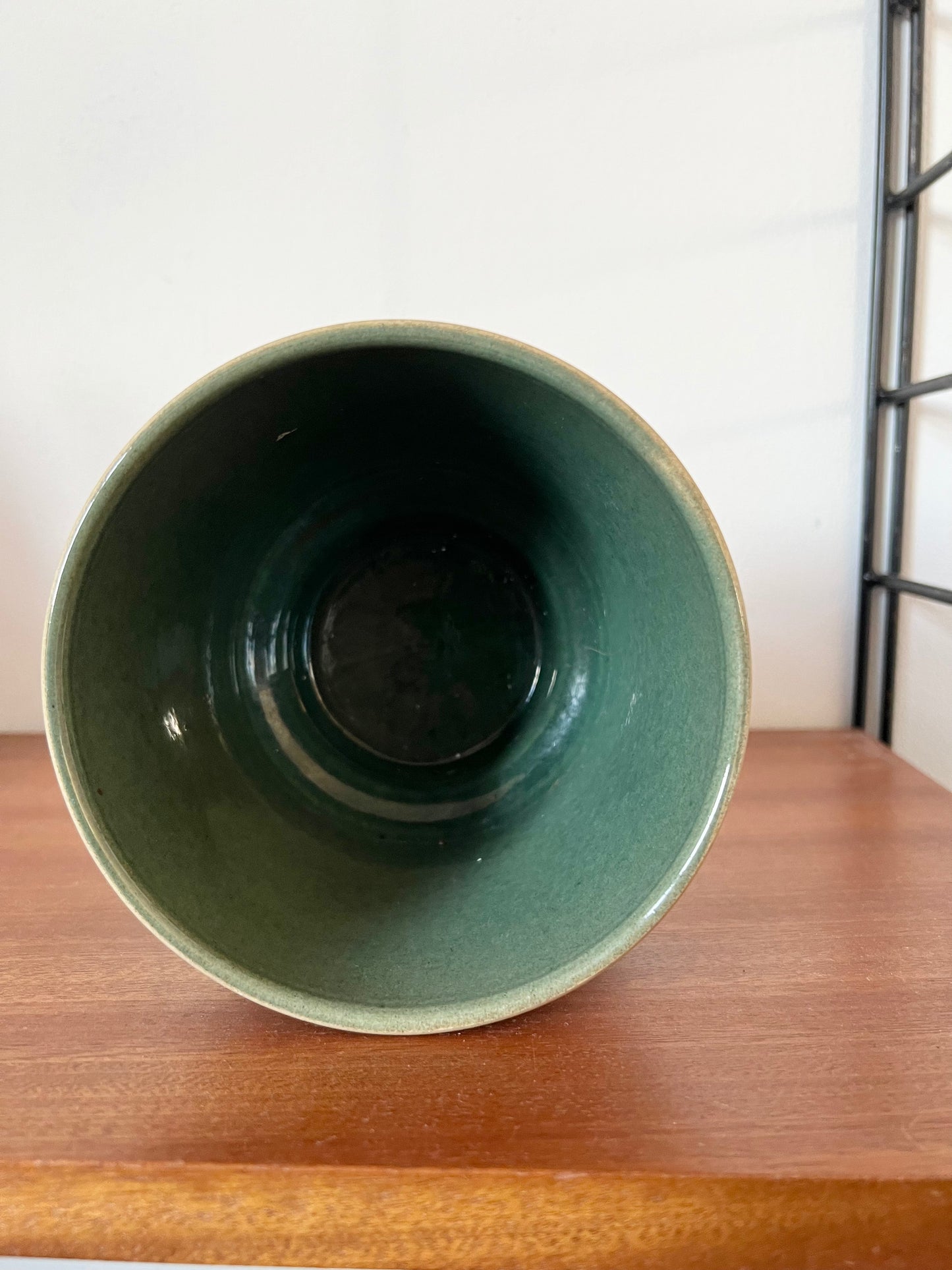 Mid Century Patterned plant pot
