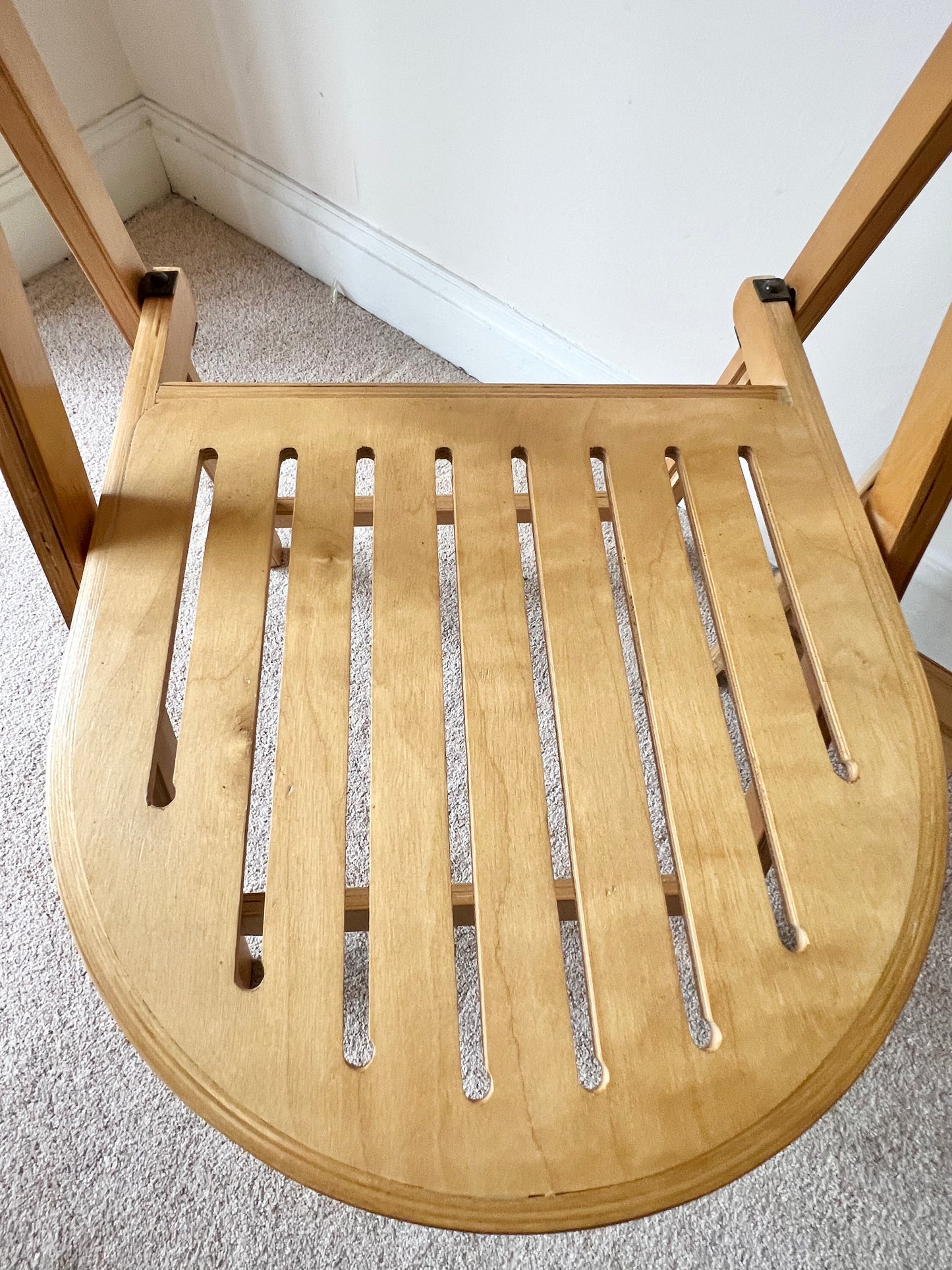 Mid Century Pair of Folding Chairs by OTK #2