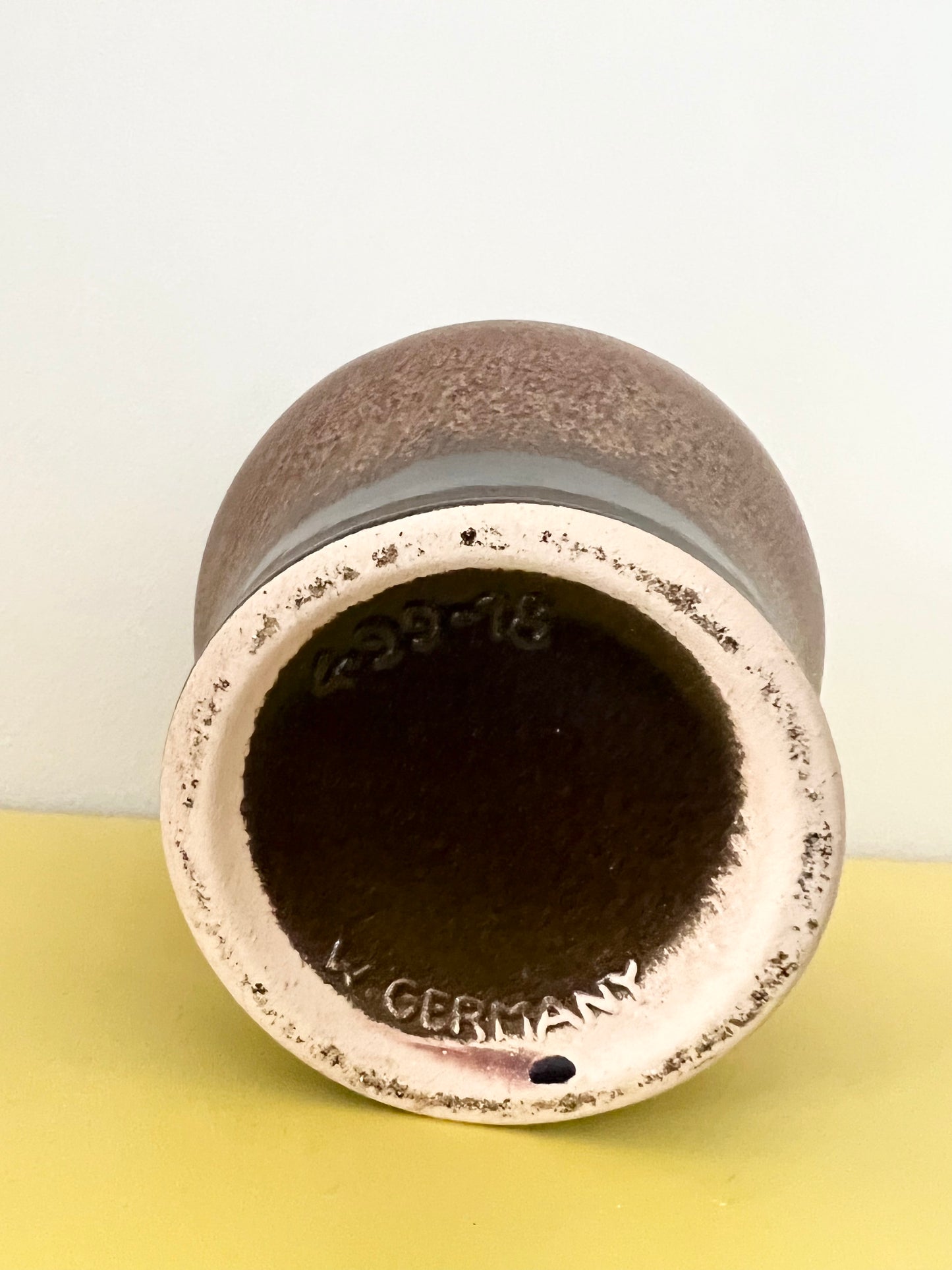 Vintage Mid Century West German Fat Lava Vase by Scheurich