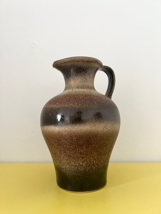 Vintage Mid Century West German Fat Lava Vase by Scheurich
