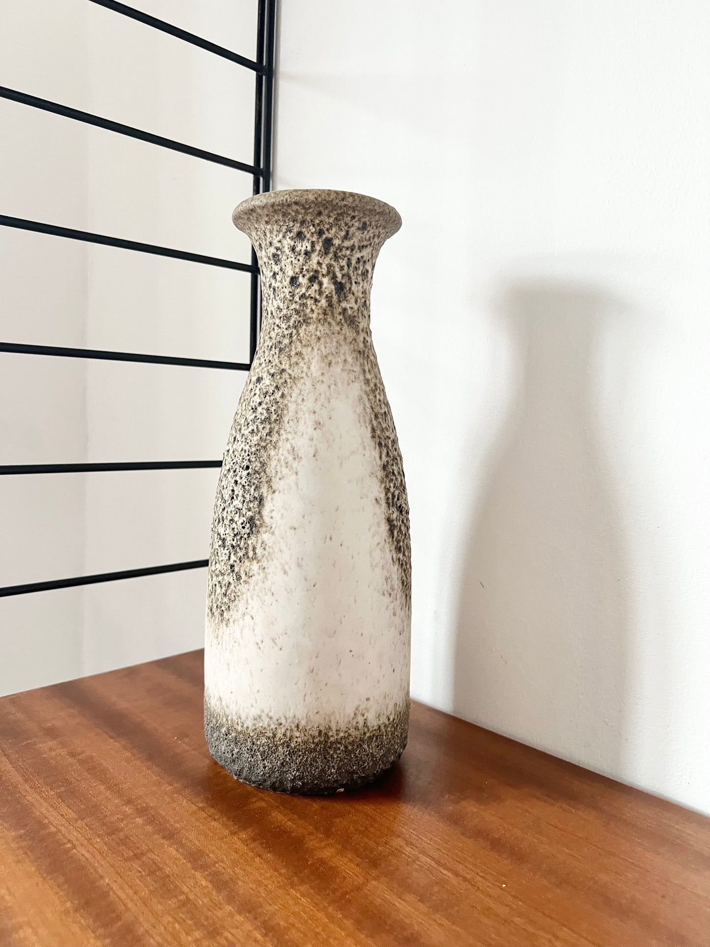 Vintage Mid Century Fat Lava Vase
