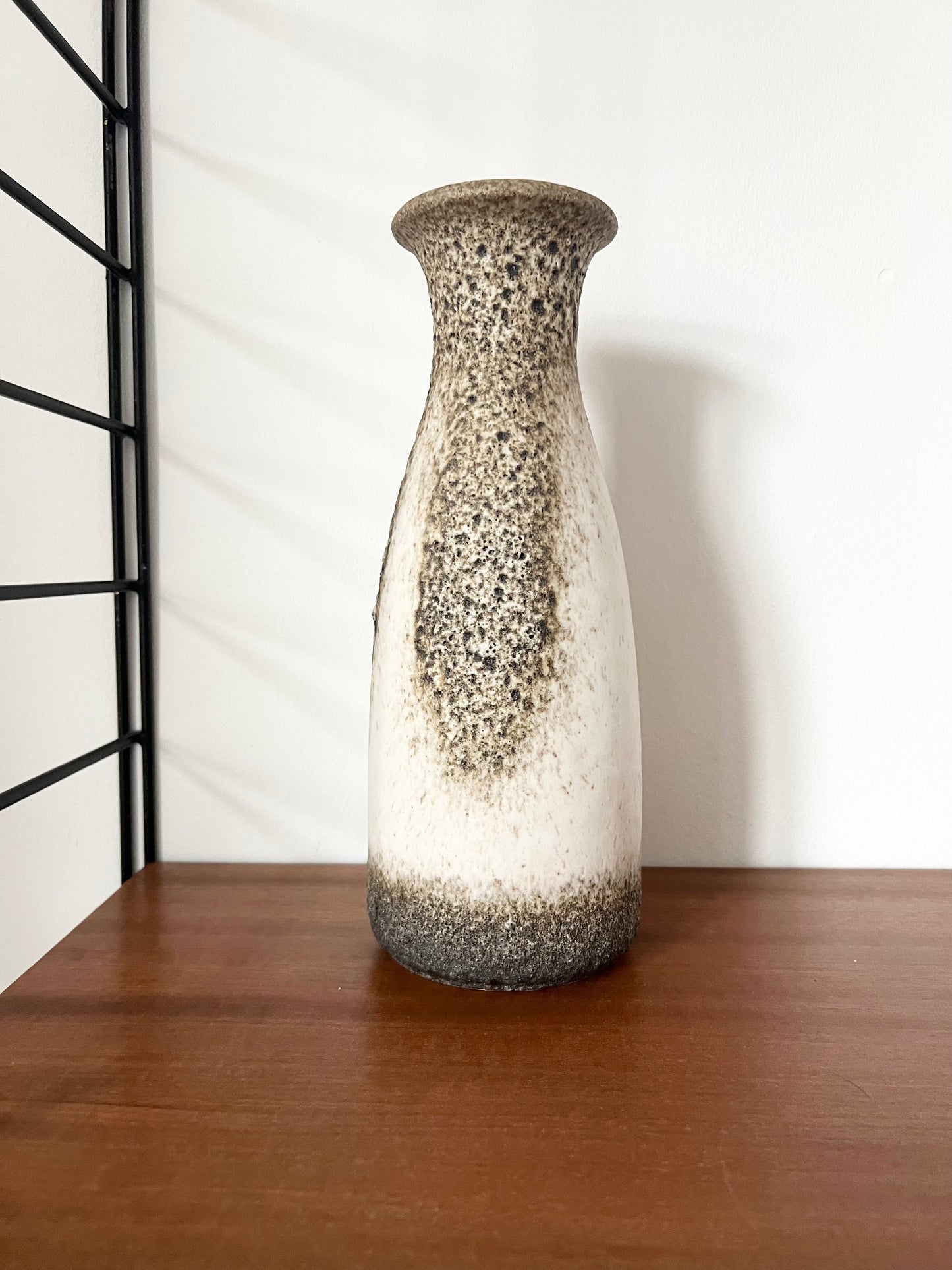 Vintage Mid Century Fat Lava Vase