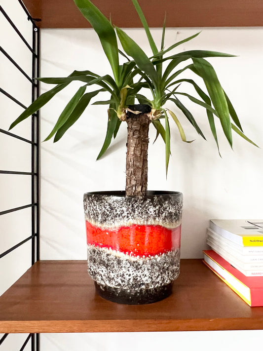 Vintage Mid Century XL Fat Lava Plant Pot