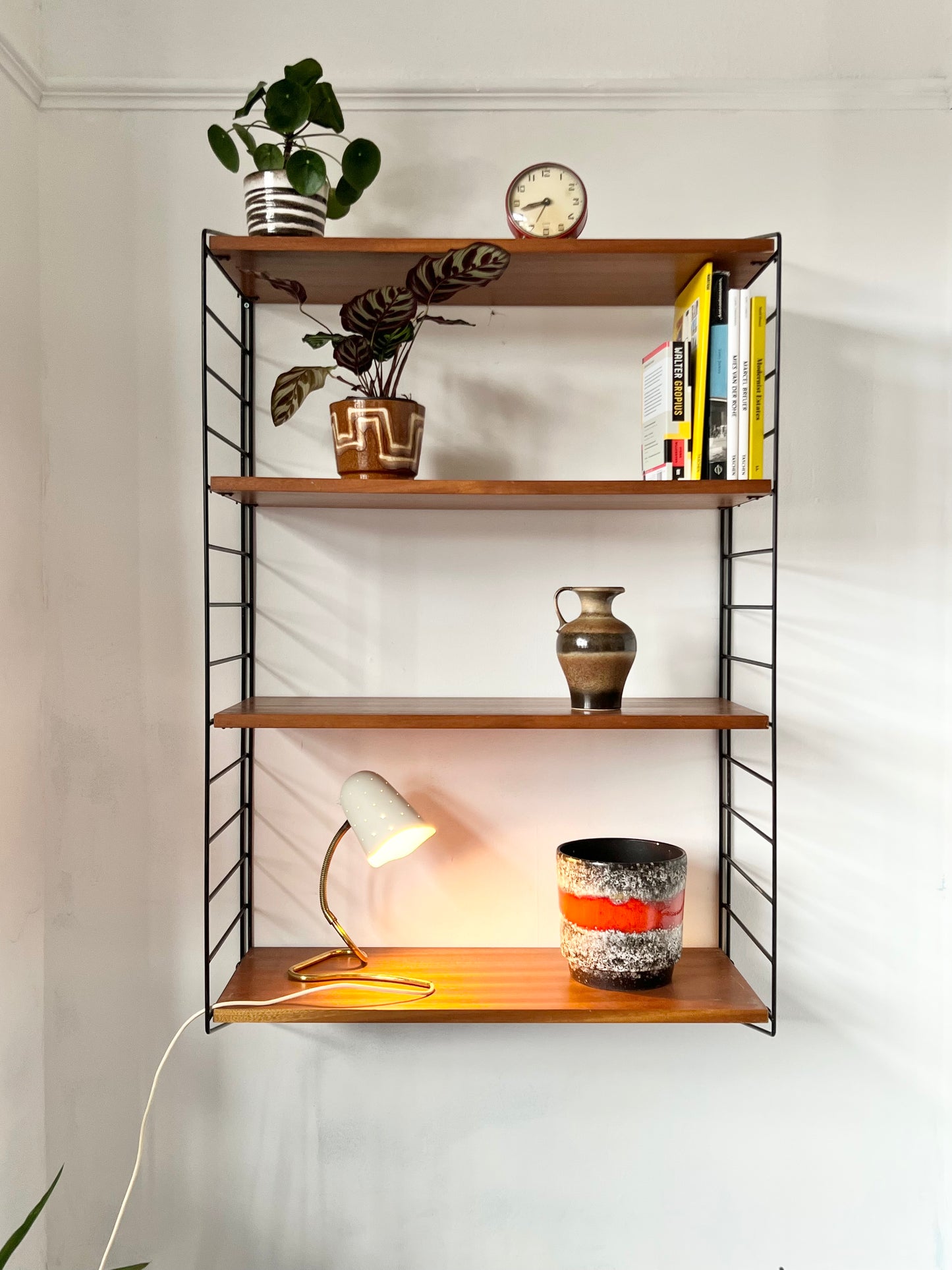 Mid Century String Modular Shelving unit by Brianco