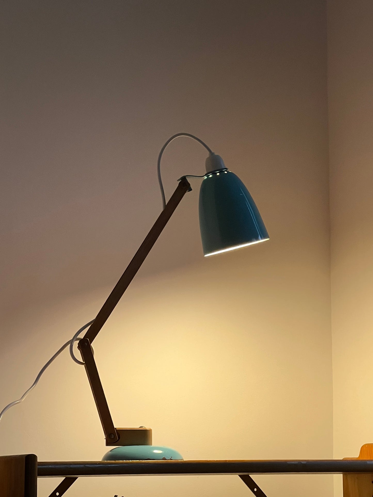 Vintage Mid Century Turquoise Maclamp