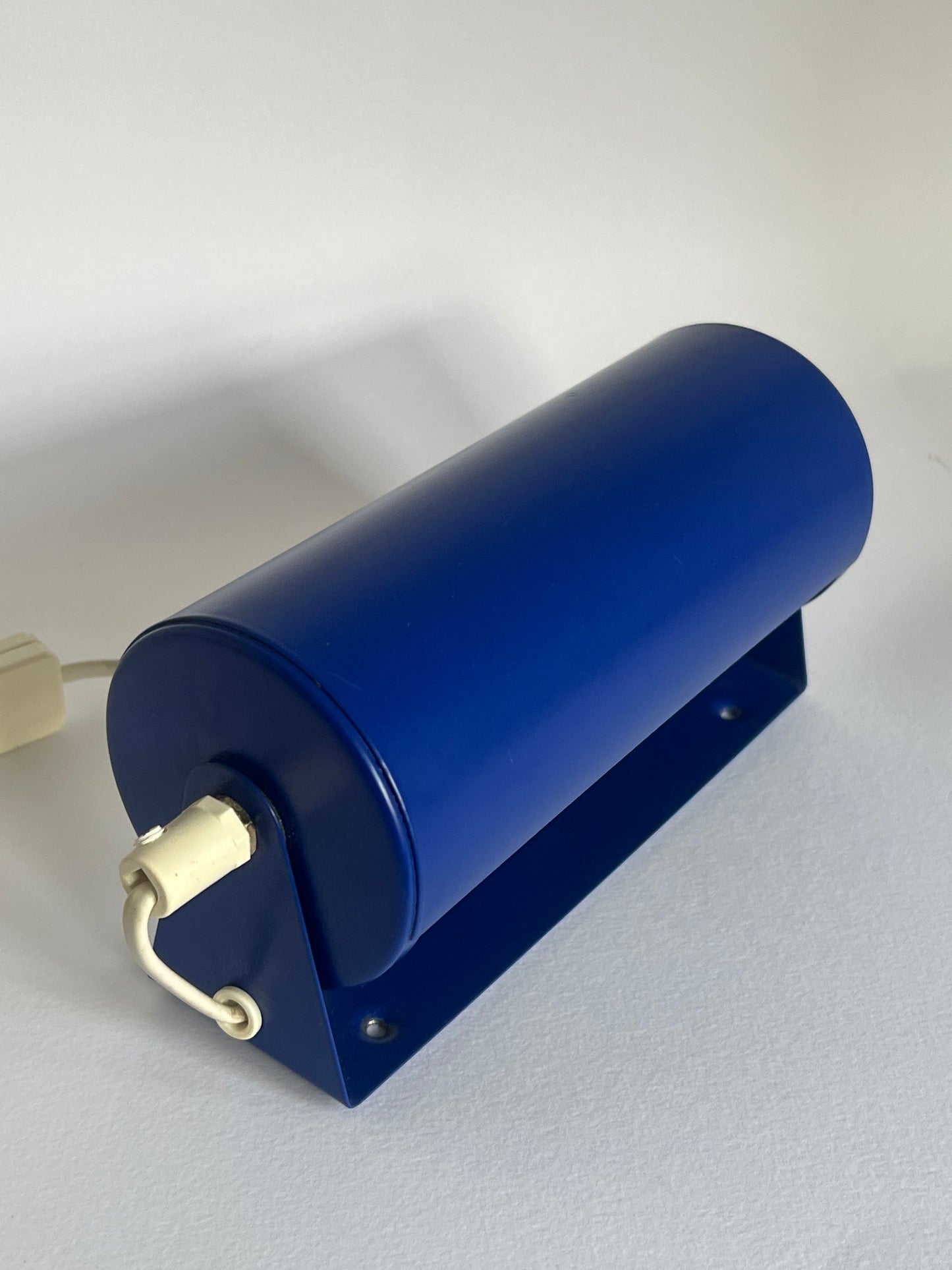 Vintage Mid Century Ikea V413 Blue Wall Lamp