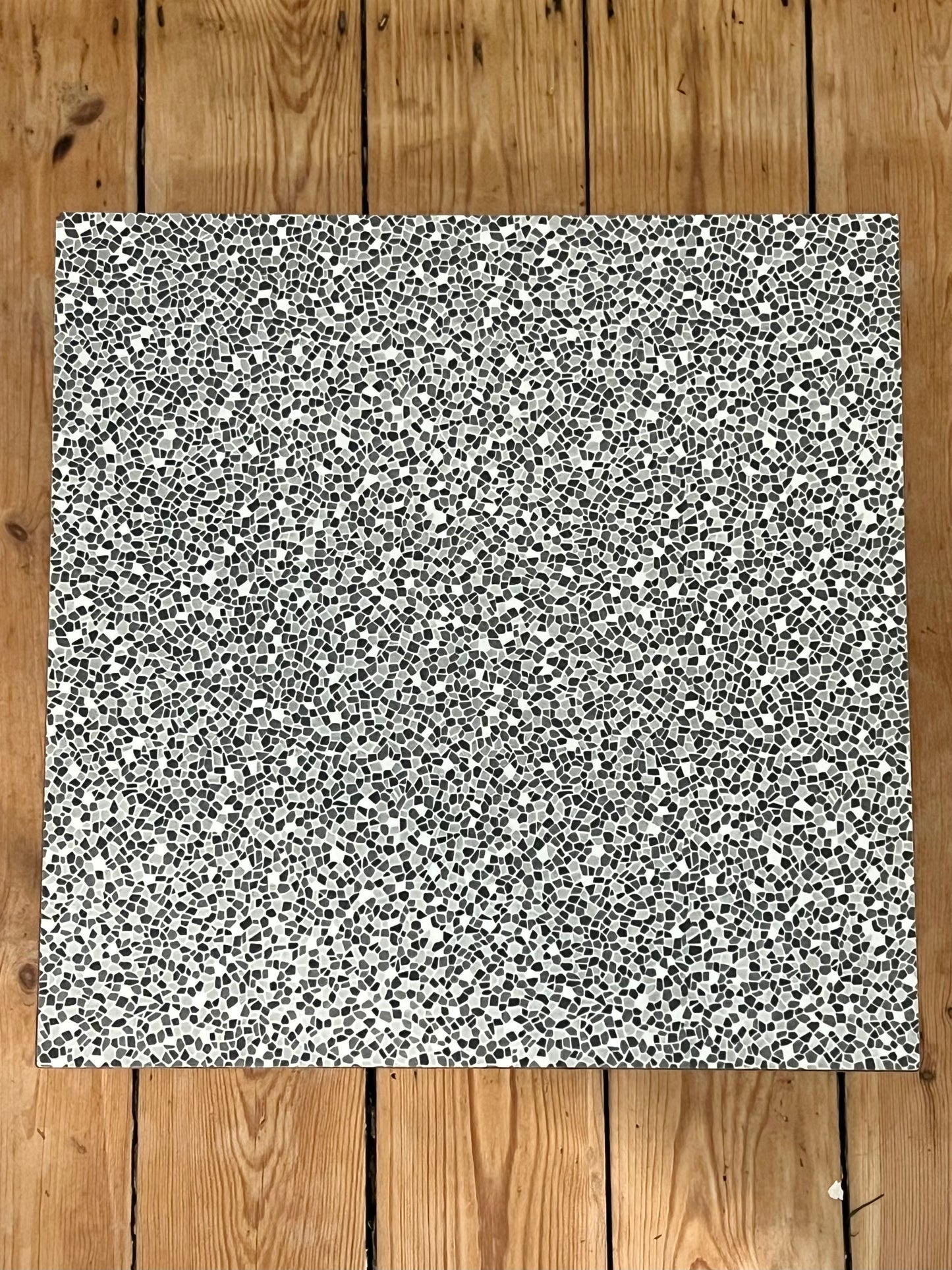 Vintage Mid Century Patterned Side Table/Plant stand