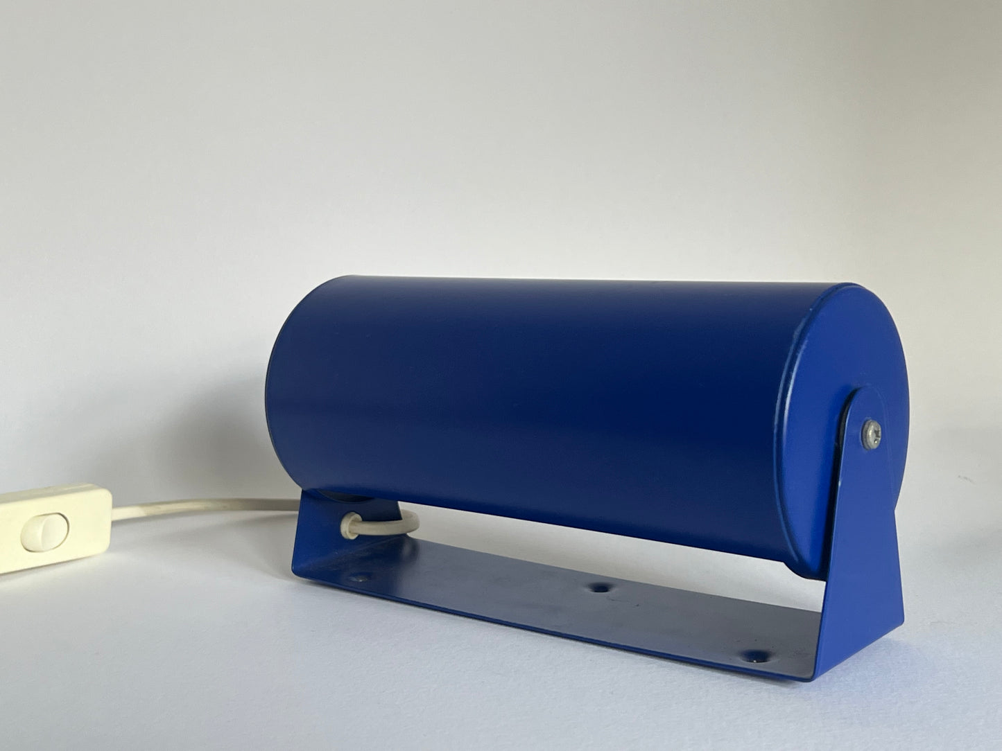 Vintage Mid Century Ikea V413 Blue Wall Lamp