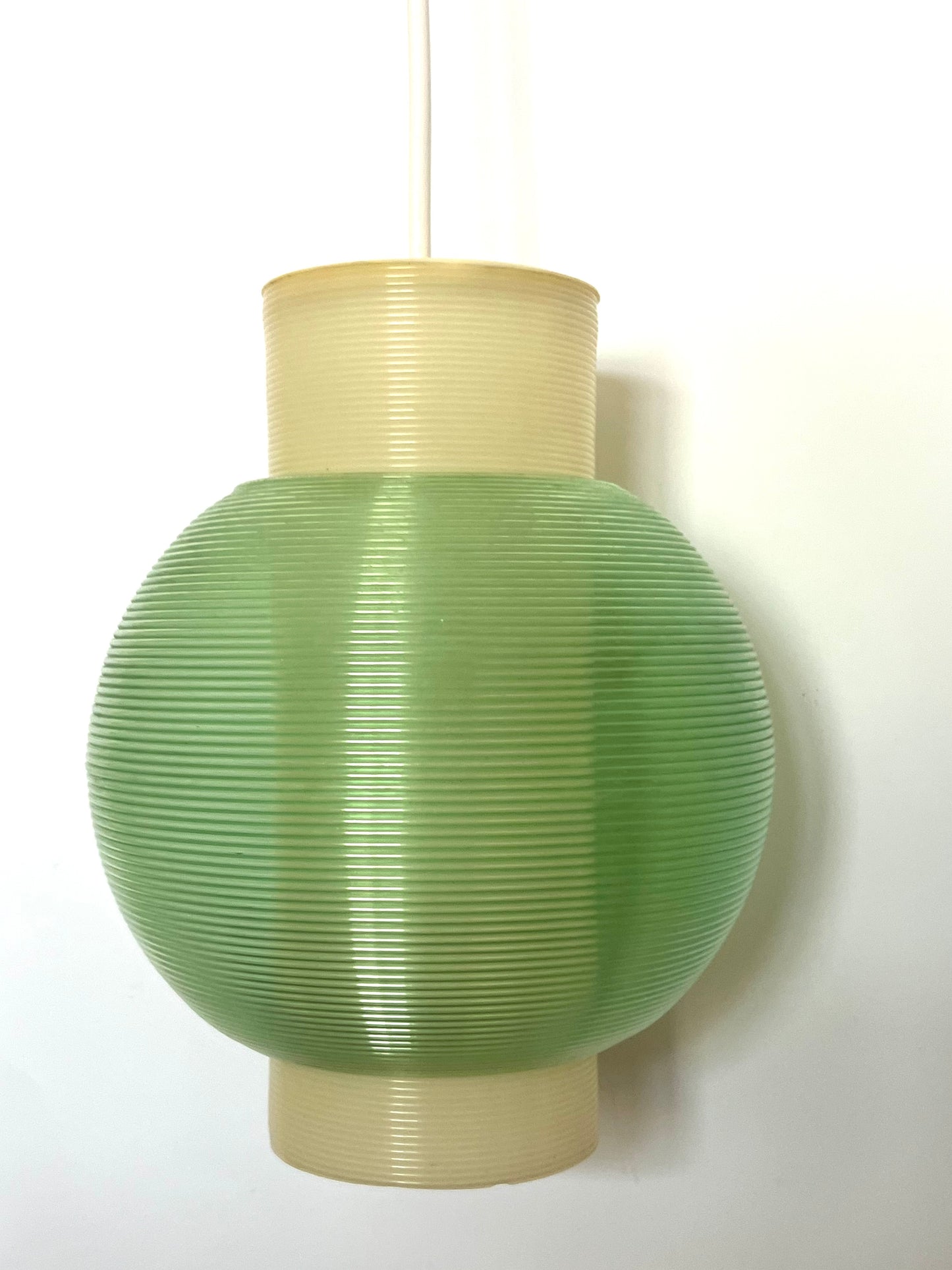 Rare Mid-Century Modern Rotaflex Pendant Lamp by Yasha Heifetz USA 1960s